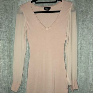 Bebe cocktail/long sleeve dress